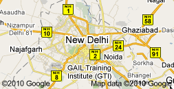 Delhi City Map